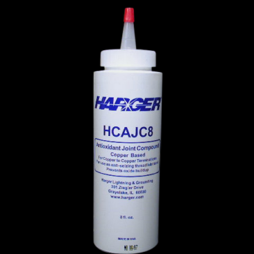 HAAJC1/2:  1/2 oz Tube. Anti-Oxidant Joint Compound - Zinc Based. For ALUMINUM-TO-ALUMINUM and ALUMINUM-TO-COPPER connections. Great product for amateur radio assembly. Helps maintain electrical integrity of aluminum antenna joints.

HACAJC1/2: 1/2 oz Tube. Anti-Oxidant Joint Compound - Copper Based. For COPPER-TO-COPPER connections and all mechanical/pressure type ground connections. Ensures a high conductivity joint.

HCAJC8:  8 oz Bottle. Anti-Oxidant Joint Compound - Copper Based. For COPPER-TO-COPPER connections and all  mechanical/pressure type ground connections. Ensures a high conductivity joint.